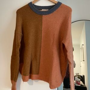 Madewell Color Block sweater